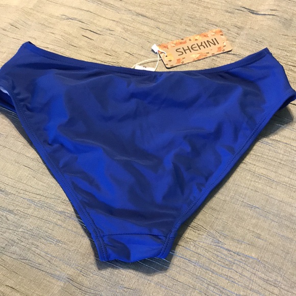 New Royal Blue tapered band waistline bottom - Picture 5 of 6